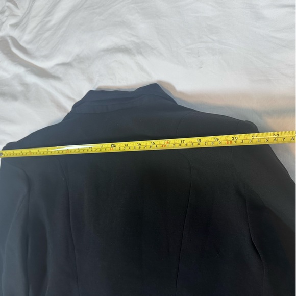 House of CB Esme Black Oversized Blazer with Feather Cuffs Size L+ - Picture 11 of 16